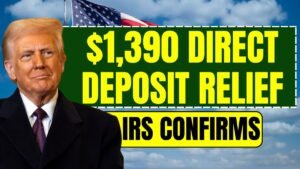 $1,390 Direct Deposit Relief – IRS Confirms December 2025 Date!