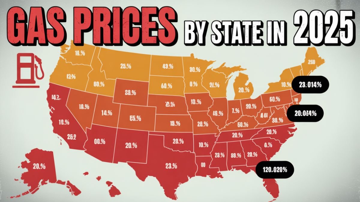 Gas Prices in 2025 Mapped State-by-State