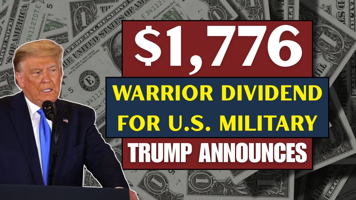 Trump Announces $1,776 Warrior Dividend for U.S. Military Ahead of Christmas